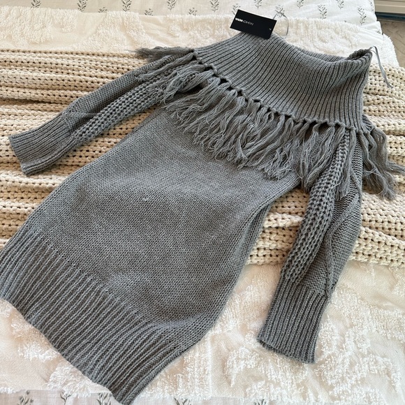 Fashion Nova | Dresses | Gray Sweater Dress | Poshmark